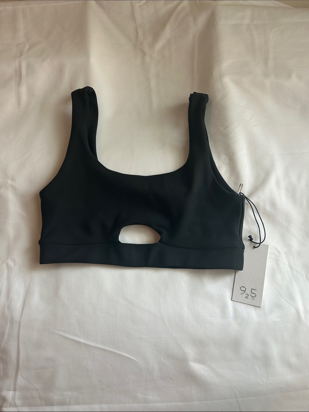 925fit Black Cutout Sports Bralette